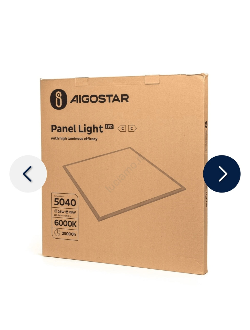 Pannello led 60x60 5 pezzi